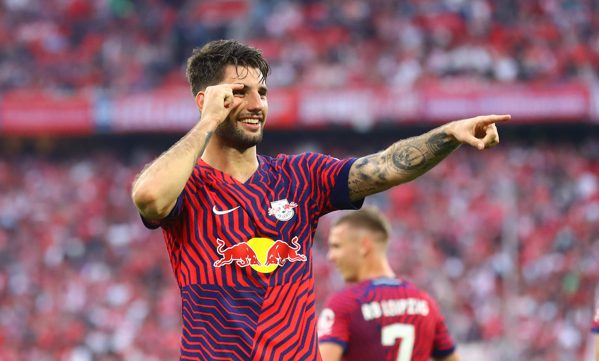 Adeyemi feiert mit LeipzigStars!